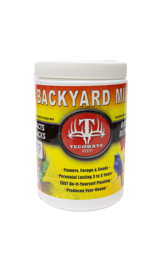 Backyard Mix  — Deer Food Plot Seed Attracts Bucks, Butterflies, and Birds